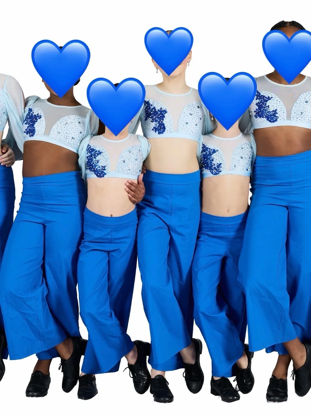 Patrick J/Weissman blue tap costume